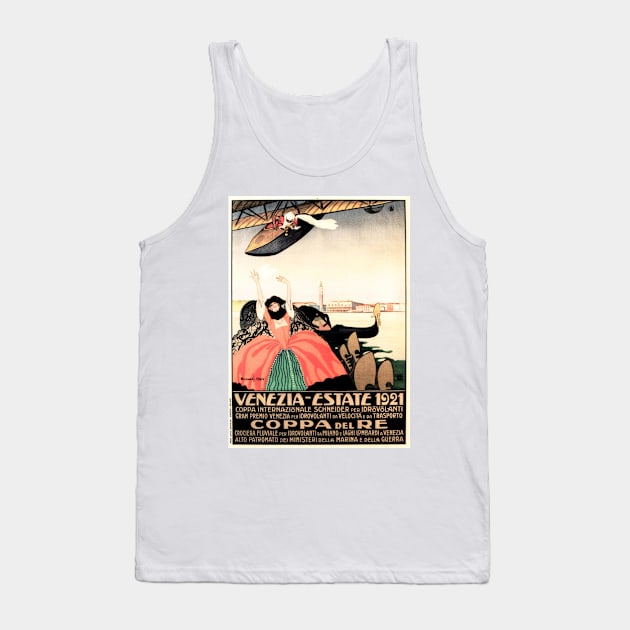 ITALY VENEZIA ESTATE Copa Del Re 1921 Advertisement Vintage Travel Tank Top by vintageposters